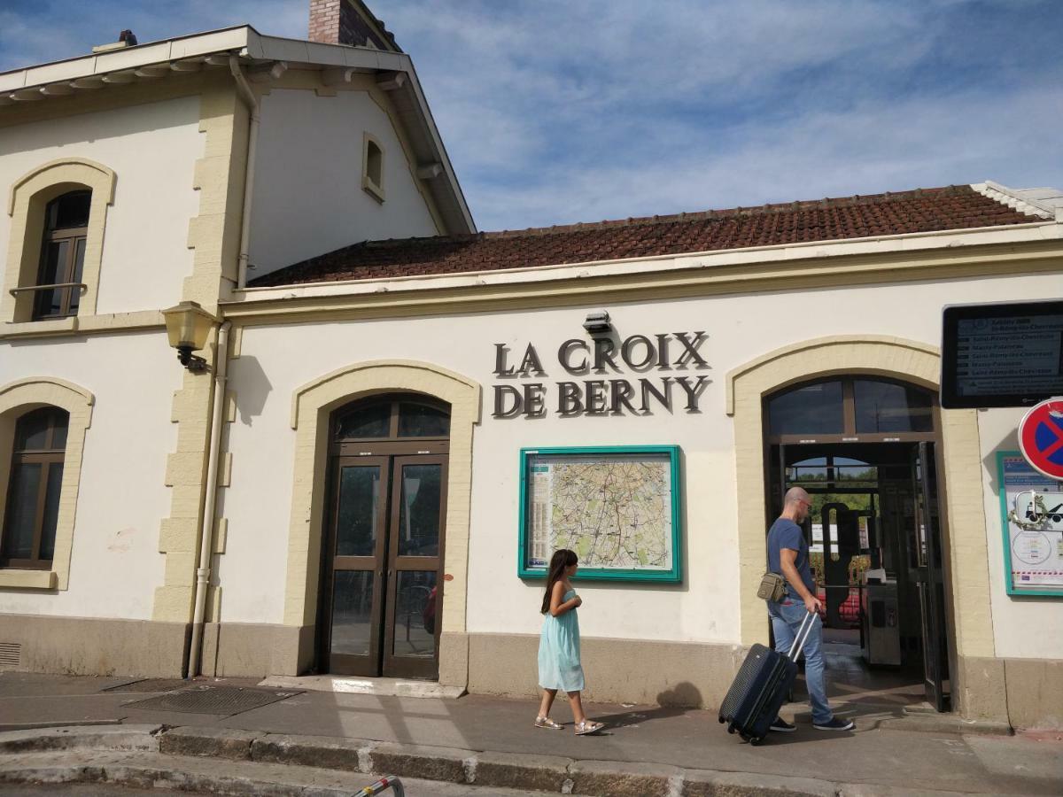 Le Parisien T1Antony-Berny By Beds4Wanderlust - 35M2 Avec Balcon - Aeroport Orly 5Miles - Train Station Rer B Orlyval 1Mile公寓 外观 照片
